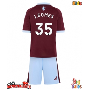 Aston Villa Joao Gomes #35 Replica Home Stadium Kit for Kids 2026-27 Short Sleeve (+ pants)